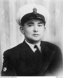 Portrait of PM2971 Steward (Std) Robert Frank Staff, of Port Melbourne, Vic. Std Staff enlisted on 2 September 1940, and, after training at HMAS Lonsdale and HMAS Cerberus, joined the crew of HMAS Sydney [II] on 1 April 1941. He was killed in action on 20 November 1941, when the Sydney was sunk in the Indian Ocean by the German Auxiliary cruiser Kormoran, with the loss of all on board.