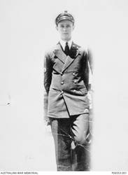 Portrait of 22213 Sick Berth Attendant (SBA) John Robert Payne who enlisted in the RAN on 14 June 1938. SBA Payne was killed in action, aged 23, when HMAS Sydney II was sunk in the Indian Ocean by the German auxiliary cruiser Kormoran on 20 November 1941.
