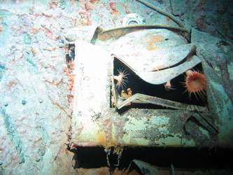 MT vent forward of barbette of A gun turret