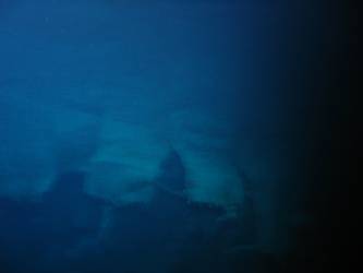 Break in foredeck of hull