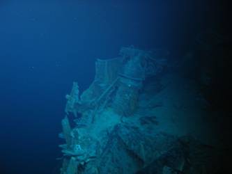 Starboard side forward of compass platform & bridge