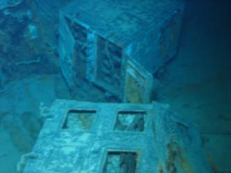 4-inch ready use lockers lying on 4-inch gun deck