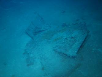 Unidentified steel wreckage