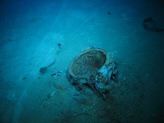 Remnants of 36-inch searchlight