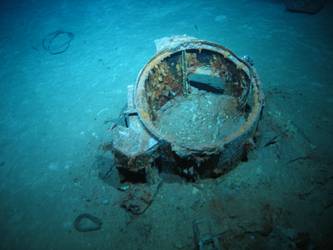 Remnants of 36-inch searchlight