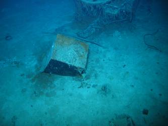 Ready-use ammunition locker next to S1 4-inch gun mount