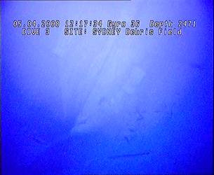 HMAS Sydney (II) Debris Field - ROV Dive 03 - 5 April 2008 - 12:17