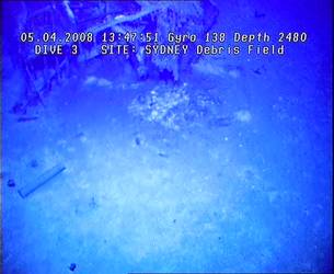HMAS Sydney (II) Debris Field - ROV Dive 03 - 5 April 2008 - 13:47