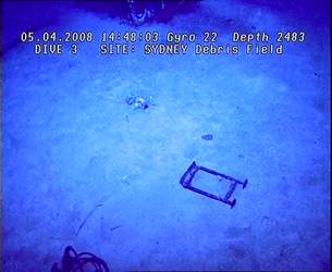 HMAS Sydney (II) Debris Field - ROV Dive 03 - 5 April 2008 - 14:47