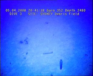 HMAS Sydney (II) Debris Field - ROV Dive 03 - 5 April 2008 - 20:41