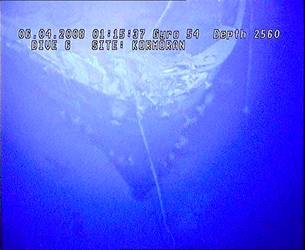 HSK Kormoran Wreck - ROV Dive 06 - 7 April 2008 - 01:15