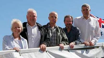 Finding Sydney Foundation directors standing together for a group photograph.